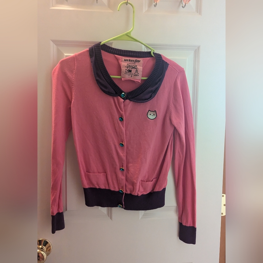 Adventure Time Princess Bubblegum Cardigan Size Small